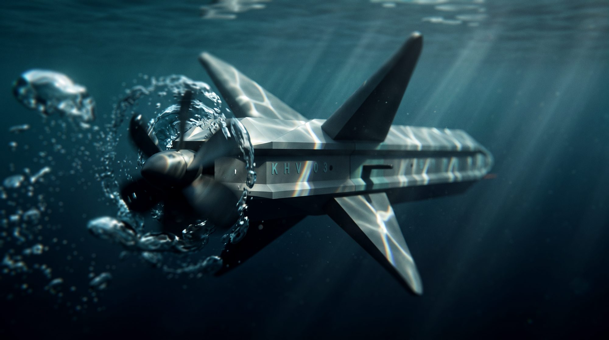Khanivore autonomous underwater interceptor